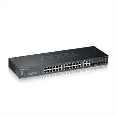 Zyxel GS2220-28-EU0101F hálózati kapcsoló Vezérelt L2 Gigabit Ethernet (10/100/1000) Fekete (GS2220-28-EU0101F)