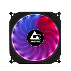 Chieftec CF-3012-RGB Fekete RGB LED 12cm 3DB-os + Vezérlő (CF-3012-RGB)