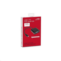 SPEED-LINK USB-C -> VGA HQ adapter fekete (SL-180018-BK) (SL-180018-BK)