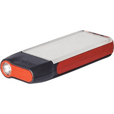 LED-es kemping lámpa, zseblámpa 50 lm, 2db AA ceruzaelemmel sötétszürke, narancs színű Kompakt 2in1 E300460900 (E300460900)