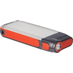 LED-es kemping lámpa, zseblámpa 50 lm, 2db AA ceruzaelemmel sötétszürke, narancs színű Kompakt 2in1 E300460900 (E300460900)