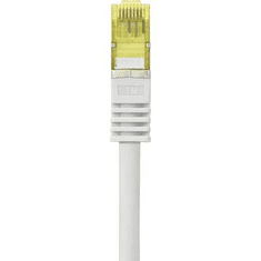Renkforce RJ45-ös patch kábel, hálózati LAN kábel, tűzálló, CAT 7 S/FTP [1x RJ45 dugó - 1x RJ45 dugó] 1 m szürke, (RF-4149864)