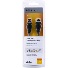 Belkin USB 2.0 Type A Male --> Type A Female hosszabbító kábel 4.8m (F3U153CP4.8M) (F3U153CP4.8M)