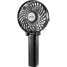 BaseTech Akkus kézi ventilátor, fekete, BT-1626085 (BT-1626085)