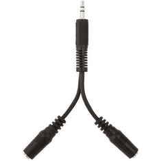 Belkin 3,5 mm-es jack elosztó kábel, 10 cm, (F3Y121bt0.1M)