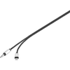 USB / Jack Audio Csatlakozókábel [1x Apple Dock dugó Lightning - 1x Jack dugó, 3,5 mm-es] 1.20 m Fekete Alumínium dugó (RF-3432028)