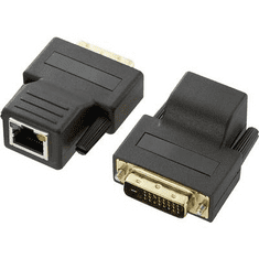 Renkforce DVI hosszabbítás CAT5 hálózati kábelen keresztül, 70 m, 1920 x 1200px, DVI Extender (RF-569616)