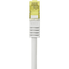 Renkforce RJ45-ös patch kábel, hálózati LAN kábel, tűzálló, CAT 7 S/FTP [1x RJ45 dugó - 1x RJ45 dugó] 0,5 m szürke, (RF-4149861)
