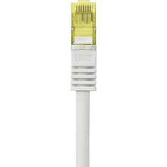 Renkforce RJ45-ös patch kábel, hálózati LAN kábel, tűzálló, CAT 7 S/FTP [1x RJ45 dugó - 1x RJ45 dugó] 0,25 m szürke, (RF-4149858)