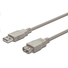 Assmann USB 2.0 hosszabbító kábel 5m (AK-300202-050-E) (AK-300202-050-E)