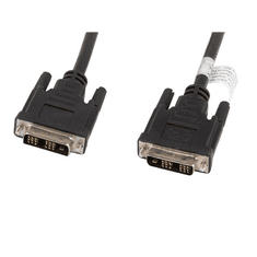 Lanberg DVI-D Single Link összekötő kábel 1.8m fekete (CA-DVIS-10CC-0018-BK) (CA-DVIS-10CC-0018-BK)