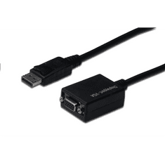 Assmann Display Port -> VGA átalakító fekete (AK-340410-001-S) (AK-340410-001-S)
