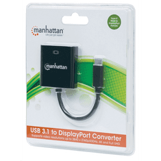 Manhattan USB-C 3.1 to DisplayPort átalakító (152020) (152020)