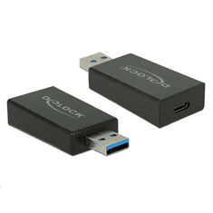 DELOCK 65689 USB-A 3.1 -> USB Type-C átalakító, fekete (65689)