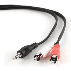 Gembird Cablexpert audio kábel Jack 3,5mm Male --> 2x RCA (CINCH) Male 5m (CCA-458-5M) (CCA-458-5M)