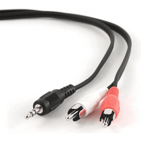 Gembird Cablexpert audio kábel Jack 3,5mm Male --> 2x RCA (CINCH) Male 1.5m (CCA-458) (CCA-458)