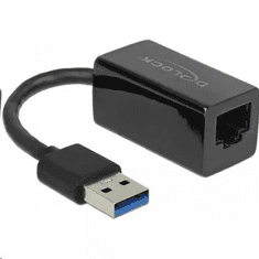 DELOCK 65903 USB 3.0 > Gigabit LAN átalakító, kompakt, fekete (65903)