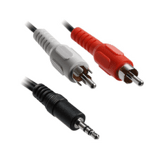 Gembird Cablexpert audio kábel Jack 3,5mm Male --> 2x RCA (CINCH) Male 20cm (CCA-458/0.2) (CCA-458/0.2)