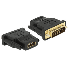 DELOCK 65466 DVI 24+1 pin apa > HDMI anya adapter (65466)