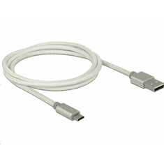 DELOCK 83916 USB-A apa > USB micro-B apa kábel 1m fehér (83916)