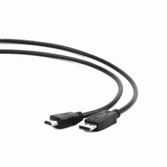Gembird Cablexpert Display port male --> HDMI male kábel 1 m (CC-DP-HDMI-1M) (CC-DP-HDMI-1M)