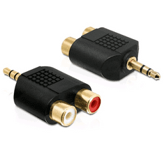 DELOCK adapter jack apa 3.5 mm > 2 x RCA (Cinch) (65365) (65365)