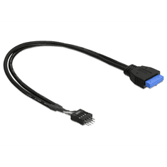 DELOCK USB 3.0 pin header 19 tűs anya > USB 2.0 pin header 8 tűs male (83095) (83095)