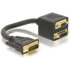 DELOCK DL65052 DVI29 male > DVI29 + VGA female adapter (DL65052)