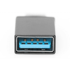 Assmann USB A -> USB C adapter fekete (AK-300506-000-S) (AK-300506-000-S)