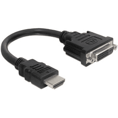 DELOCK 65327 HDMI 19 pin male --> DVI 24+1 (DVI-D) female 20cm adapter (65327)