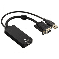Hama 54547 VGA HDMI adapter + USB (audió) (54547)