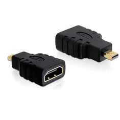 DELOCK DL65242 nagy sebességű HDMI mirco D male -> HDMI A female adapter (DL65242)
