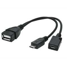 Gembird Cablexpert USB OTG AF + Micro BF --> Micro BM 15cm (A-OTG-AFBM-04) (A-OTG-AFBM-04)