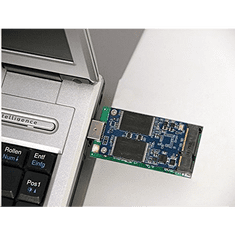 DELOCK USB 3.0, A-típusú csatlakozódugó > teljes méretű mSATA átalakító (62681) (62681)