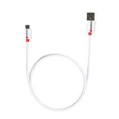 Skross USB -> Micro USB kábel fehér-narancs (SKR-MICROUSBCABLE) (SKR-MICROUSBCABLE)