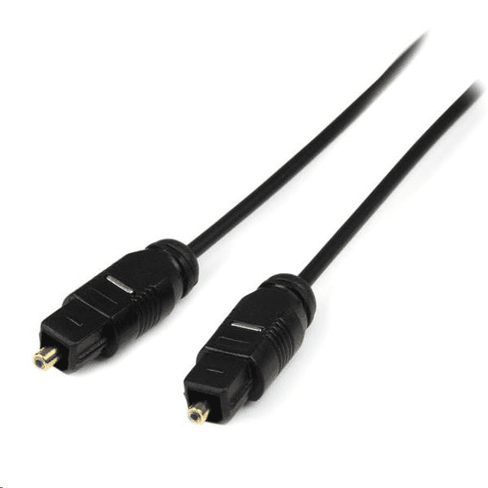 Startech StarTech.com Toslink digitális optikai SPDIF audió kábel fekete (THINTOS15)