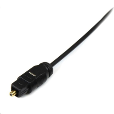 Startech StarTech.com Toslink digitális optikai SPDIF audió kábel fekete (THINTOS15) (THINTOS15)