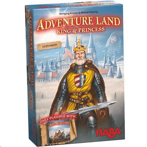 Asmodee Adventure Land - King & Princess angol nyelvű kiegészítő a Kalandok földje társasjátékhoz (HAB34729) (HAB34729)