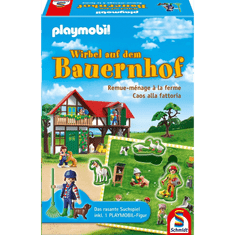 Schmidt Playmobil, A farmon, társasjáték (40593, 18715-182) (40593, 18715-182)
