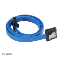 Akasa Proslim SATA3 adatkábel 30cm kék (AK-CBSA05-30BL)