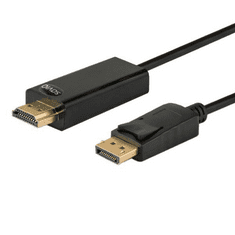 SAVIO CL-56 Displayport apa - HDMI apa kábel 1.5m (CL-56)