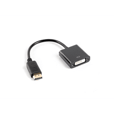 Lanberg DisplayPort --> DVI-D kábel 10cm (AD-0007-BK) (AD-0007-BK)