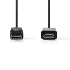 Nedis CCGP37100BK10 DisplayPort - HDMI kábel 1,0 m fekete