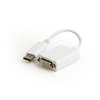 DisplayPort 1.2 -> DVI-D Dual Link M/F adapter 0.1m fehér (A-DPM-DVIF-03-W) (A-DPM-DVIF-03-W)