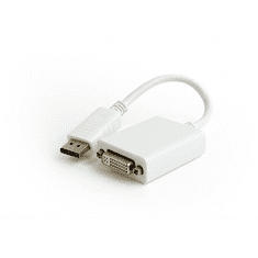 Gembird DisplayPort 1.2 -> DVI-D Dual Link M/F adapter 0.1m fehér (A-DPM-DVIF-03-W) (A-DPM-DVIF-03-W)