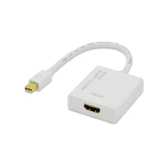 Ednet mini DisplayPort -> HDMI adapter 0.2m, fehér (84519) (84519)