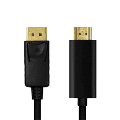 LogiLink DisplayPort 1.2 - HDMI kábel 2m (CV0127) (CV0127)