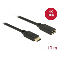 DELOCK DisplayPort 1.2 bővítőkábel 4K 60 Hz 10m (84907) (84907)