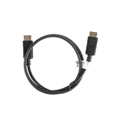 Lanberg DisplayPort kábel 1m fekete (CA-DPDP-10CC-0010-BK) (CA-DPDP-10CC-0010-BK)
