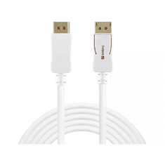 Sandberg Sandberg DisplayPort 1.4 kábel 8K60Hz, 2m fehér) (509-15)